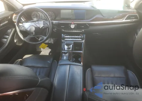 2018 Genesis G90 Premium z USA, uszkodzony, nr VIN KMHG34JA4JU045534